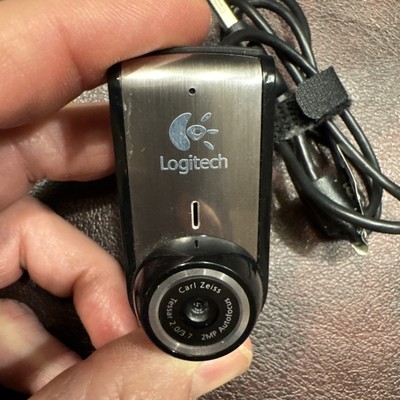 Logitech Webcam USB 2 MP Carl Zeiss / Tessar 2.0 / 3.7 Lens PC / Laptop 