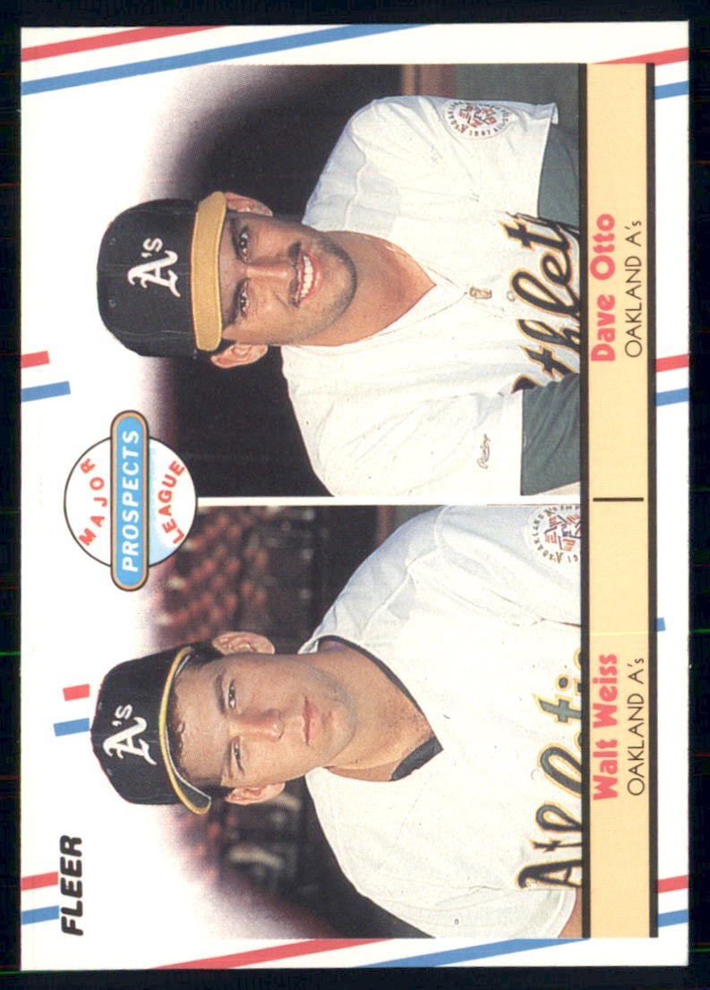 1988 Fleer - Walt Weiss, Dave Otto #652 RC