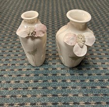 Vintage Baatz Ceramic Vase Bundle of 2 Made In USA