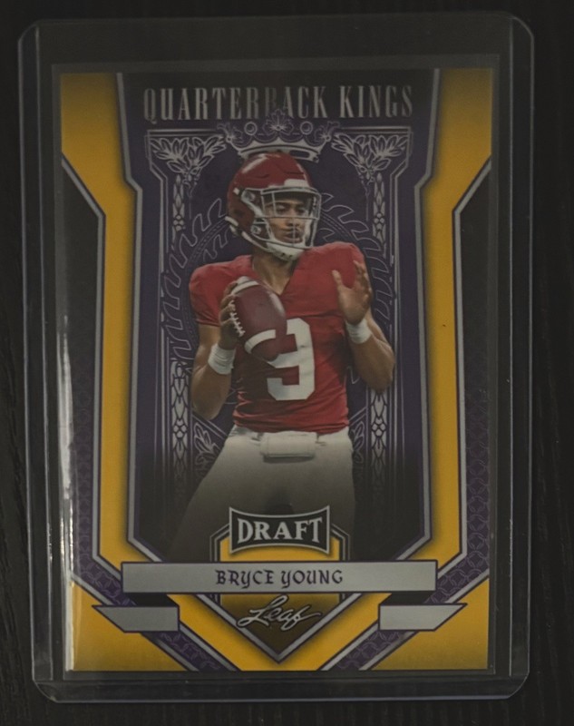 2023 Leaf Draft Gold Football Singles (Pick Your Cards)