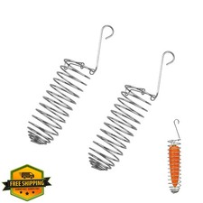 2pk Millet Holder Bird Cage Stainless Steel Feeder Toy