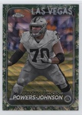 2024 Topps Chrome Rookies Camo Wave Refractor Jackson Powers-Johnson #294 4g8