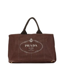 Prada Canapa Canvas Tote Bag