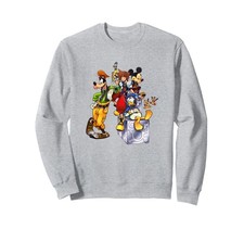 Felpa Disney Kingdom Hearts Pippo Topolino e Paperino Sora Block Shot_