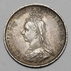 1889 VICTORIA GREAT BRITAIN JUBILEE COINAGE SILVER THREEPENCE THREE 3 PENCE COIN