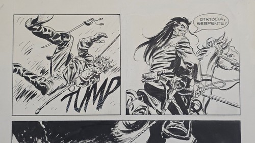 BARBATI & RAMELLA Original Art - MAGIC WIND #7 - Bonelli 1997 - RARE