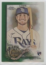 2022 Topps Allen & Ginter Chrome Green Refractor 90/99 Josh Lowe #196 9cf