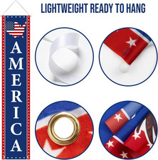 4th of July Decorations Outdoor - 250th Anniversary Decorations 2 Pack Patrio...