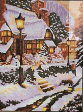 Needlepoint Painted Canvas Gobelin 10418 16"x20" by Collection D'Art