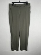 Simply Vera Vera Wang Womens Size 10 Dress Pants Green Straight Leg Stretch