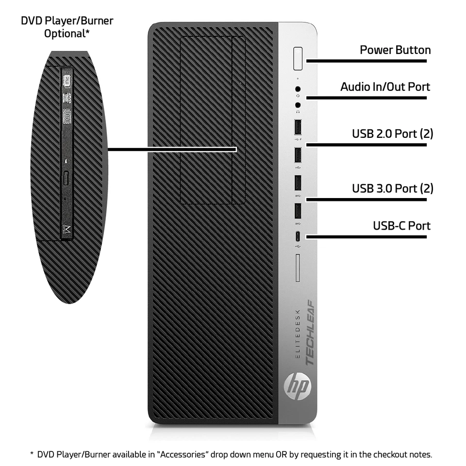 Computadora de escritorio Dell PC i5 8ª generación, hasta 64 GB RAM 4 TB SSD, Windows 11/10 Pro Foto 2 de 3