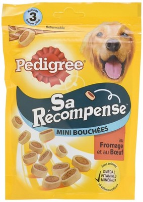 Pedigree Hundesnacks Mini Bites Rind Käse Leckereien 6x140g Belohnung Hund