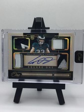2024 Panini One Cooper DeJean Gold Square One Quad Patch RC Rookie Auto 01/10