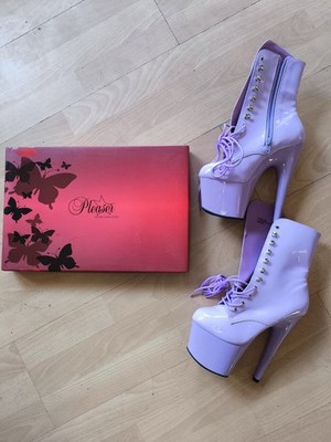 Pleaser ADORE High Heels mit Plateau Lavendel Gr. 35 NEU mit Karton