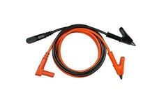 Test Cable Lead High Current w/Small Alligator Clip Banana Plug Right Angle 3...