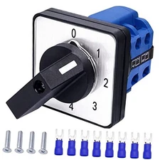  Universal Changeover Switch 20A 550V 8 Terminals 4 Position 8 Terminals 20A