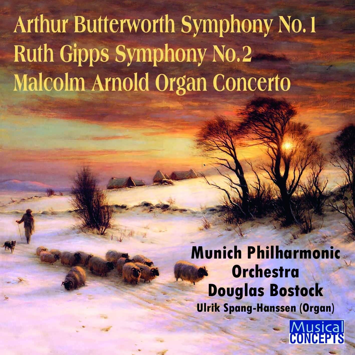 Munich Symphony Arthur Butterworth Symphony No.1; Ruth Gipps Symphony No.2; (CD)