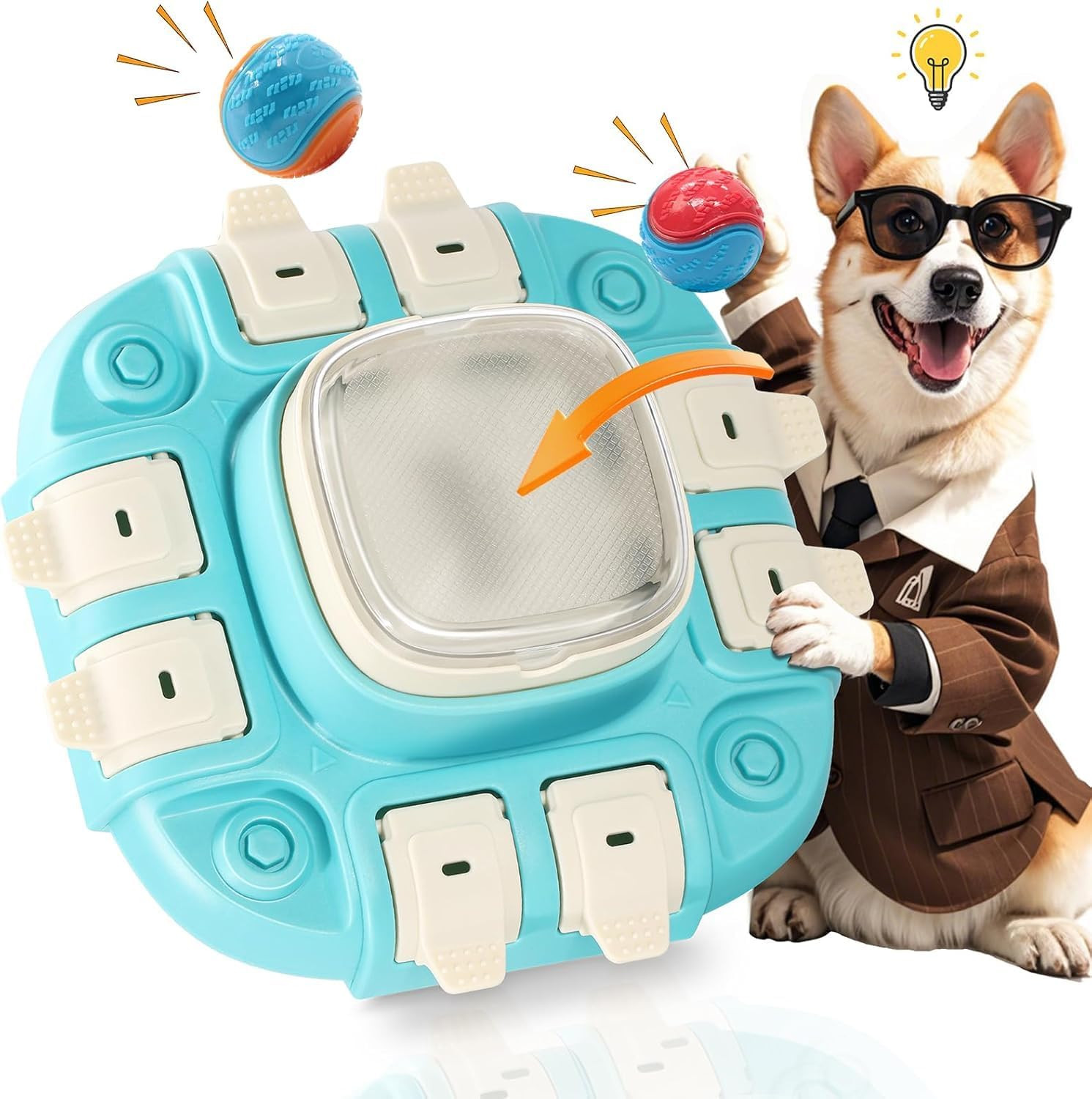 Gioco Cani Puzzle 3 in 1 - Divertimento IQ Livello 2 per Cani Geniali