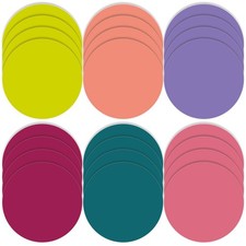 24 Pack Colorful Erase Dots Circles 10.5 Inch Removable Vinyl Spot Dry Erase ...