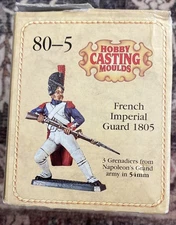 Prince August Napoleonic Mould 54mm 80-5 French imperial guard 1805