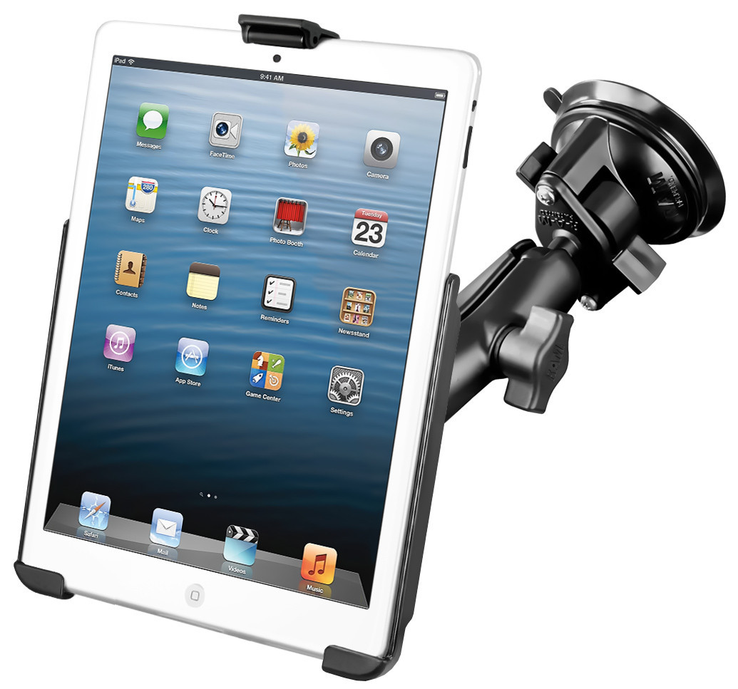 Apple - 【cuo】iPad mini RAM Form-Fit Suction Cup Mount for iPad Mini, Mini 2, Mini 3