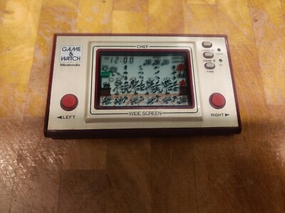 Super rare!! **CHEF** FP-24 NINTENDO GAME AND WATCH | eBay