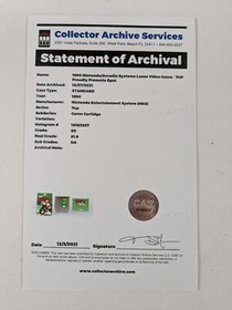 Spot NES Graded 80 (81.9)