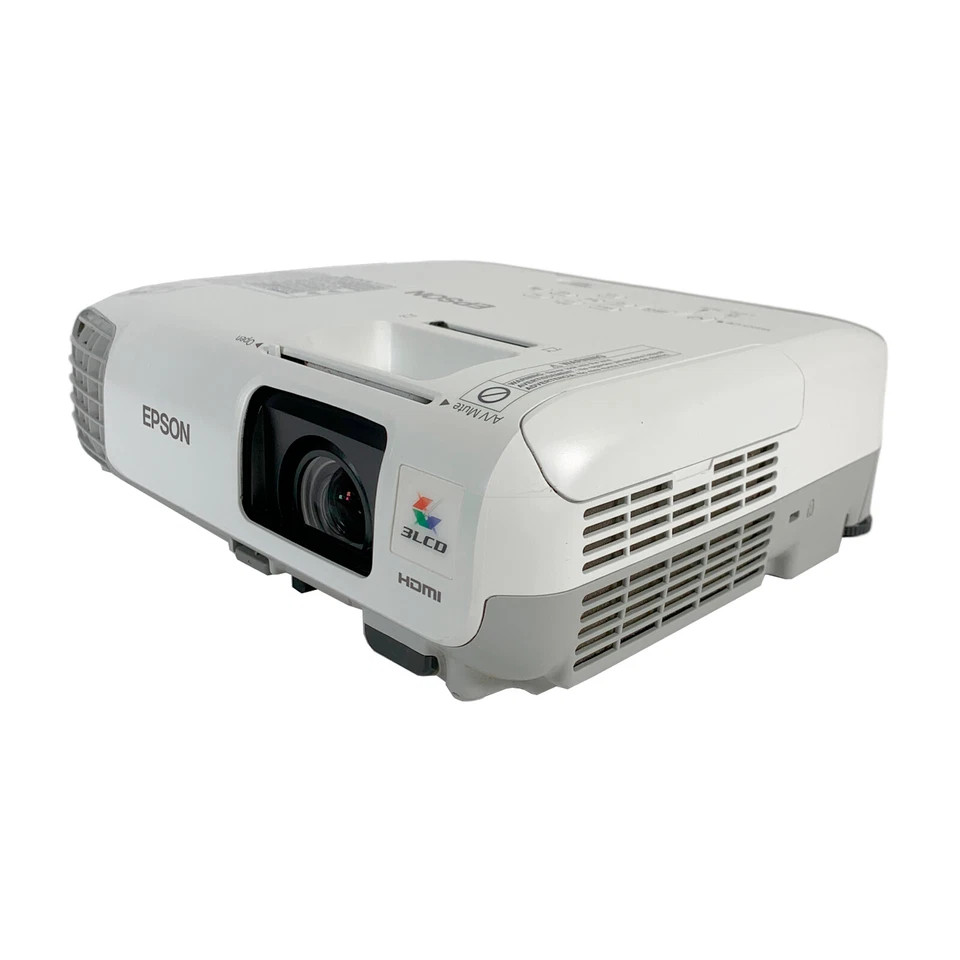 Epson PowerLite X27 3LCD Projector 2700 ANSI HD HDMI - Only 370 Hours Used! - Image 2 of 4