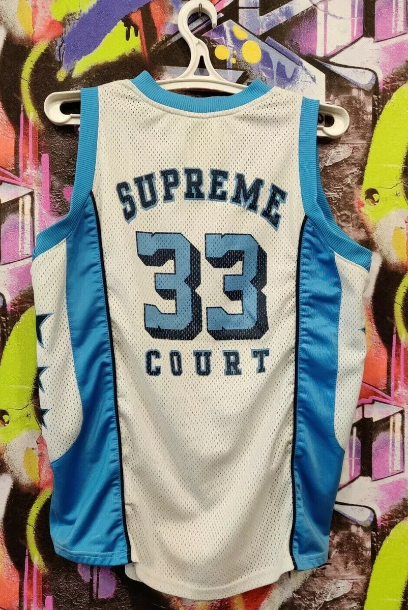 NIKE SUPREME COURT BASKETBALL 1990s VINTAGE RETRO RARE JERSEY MENS SIZE S