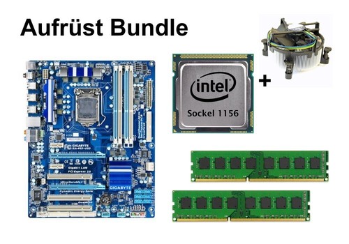 Aufrüst Bundle - Gigabyte GA-P55-UD3 + Intel Core i3-550 + 4GB RAM #133601