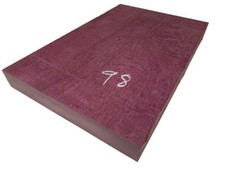 Purpleheart Guitar Body Blank 21x 14x 2 Luthier Tonewood- Free US Shipping