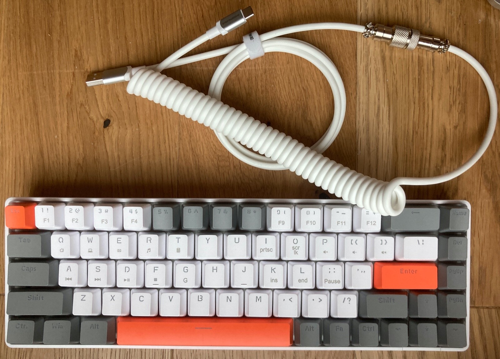 68 Keys T8 RGB Backlight Mechanical Gaming Compact Mini Keyboard  