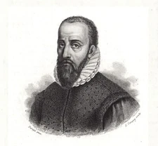 Portrait 19th century Ambroise Paré surgeon surgery Laval Bourg-Hersent Mayenne