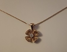 Bulgari, collana Fiorever in oro rosa 18 kt, come nuova