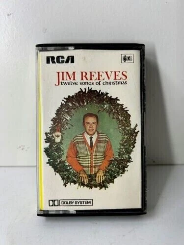 Jim Reeves Twelve Songs Of Christmas Cassette 1988 - NEW SEALED