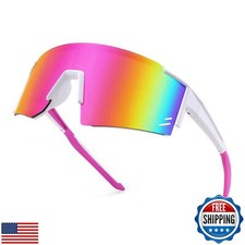 WANWAN Youth Teens Sunglasses, Kids Sunglasses Baseball Sports Cycling Glasse