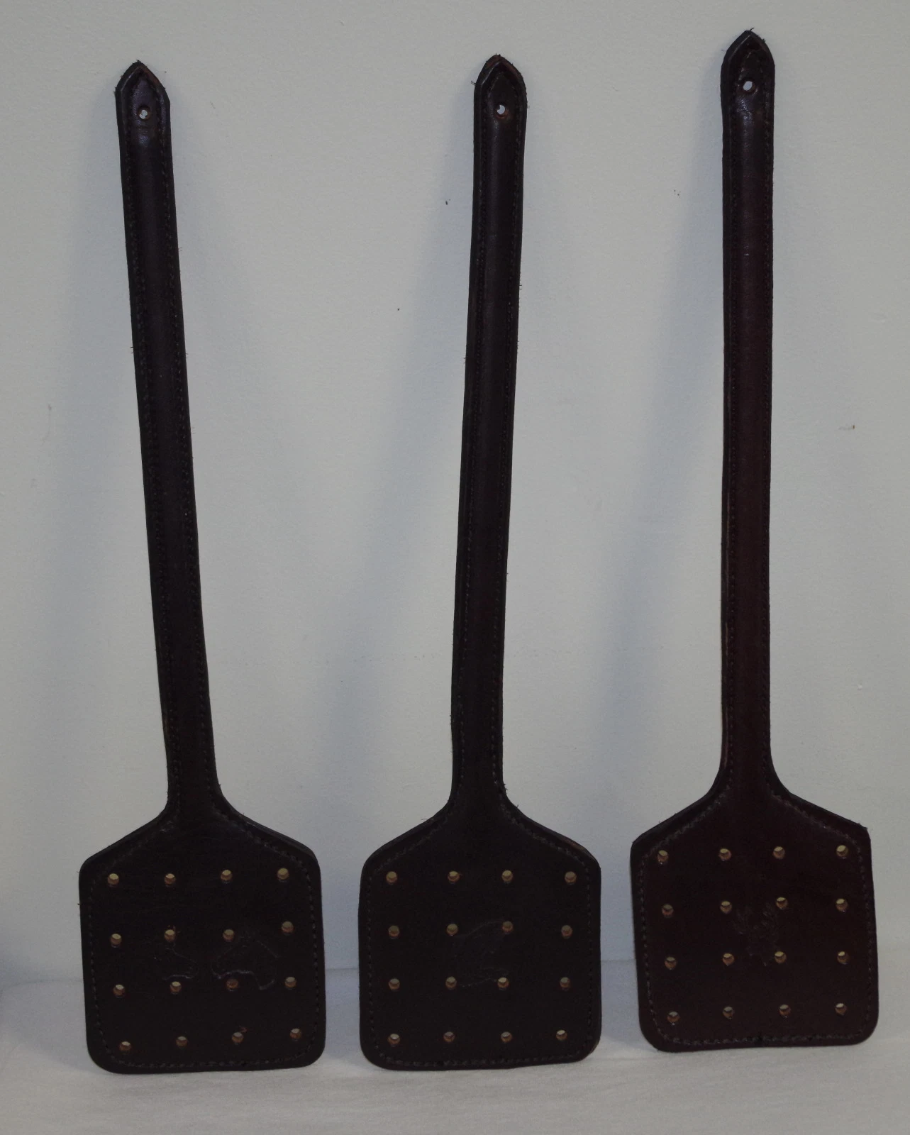 Amish made Leather Fly Swatter - Thumbnail 2
