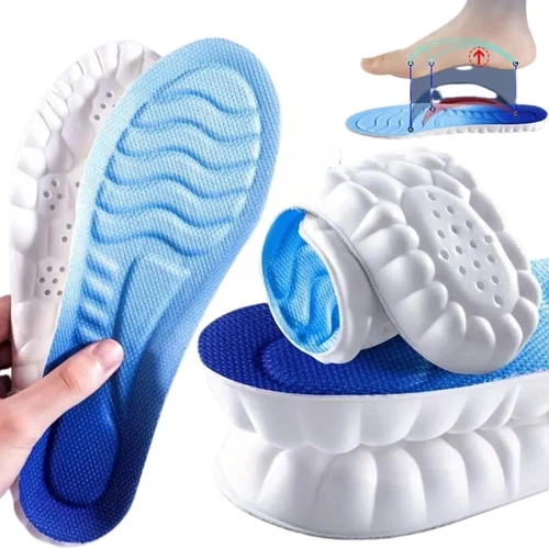 4D CLOUD TECHNOLOGY Insole Hunting Hiking Trainer Inner Sole Inserts Breathable - Picture 2 of 12