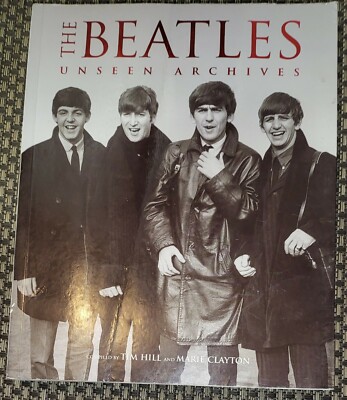 The Beatles Unseen Archives Soft Cover Illustrated Book (Readable, Has Damage)!