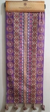Jaipur Market Cotton Table Runner 14" x 72" Handcrafted Floral / Geo Print