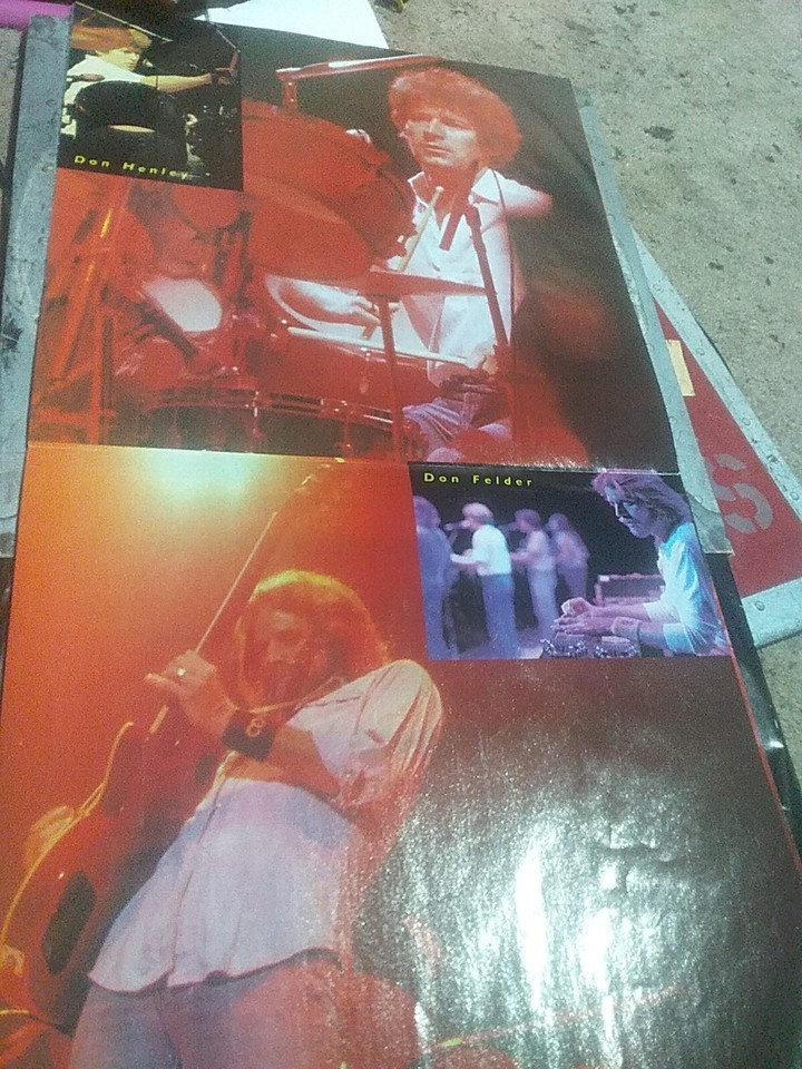 EAGLES *LIVE* VINYL 2LP RECORD SET ASYLUM RECORDS BB705 VG+/G+ 1980 W