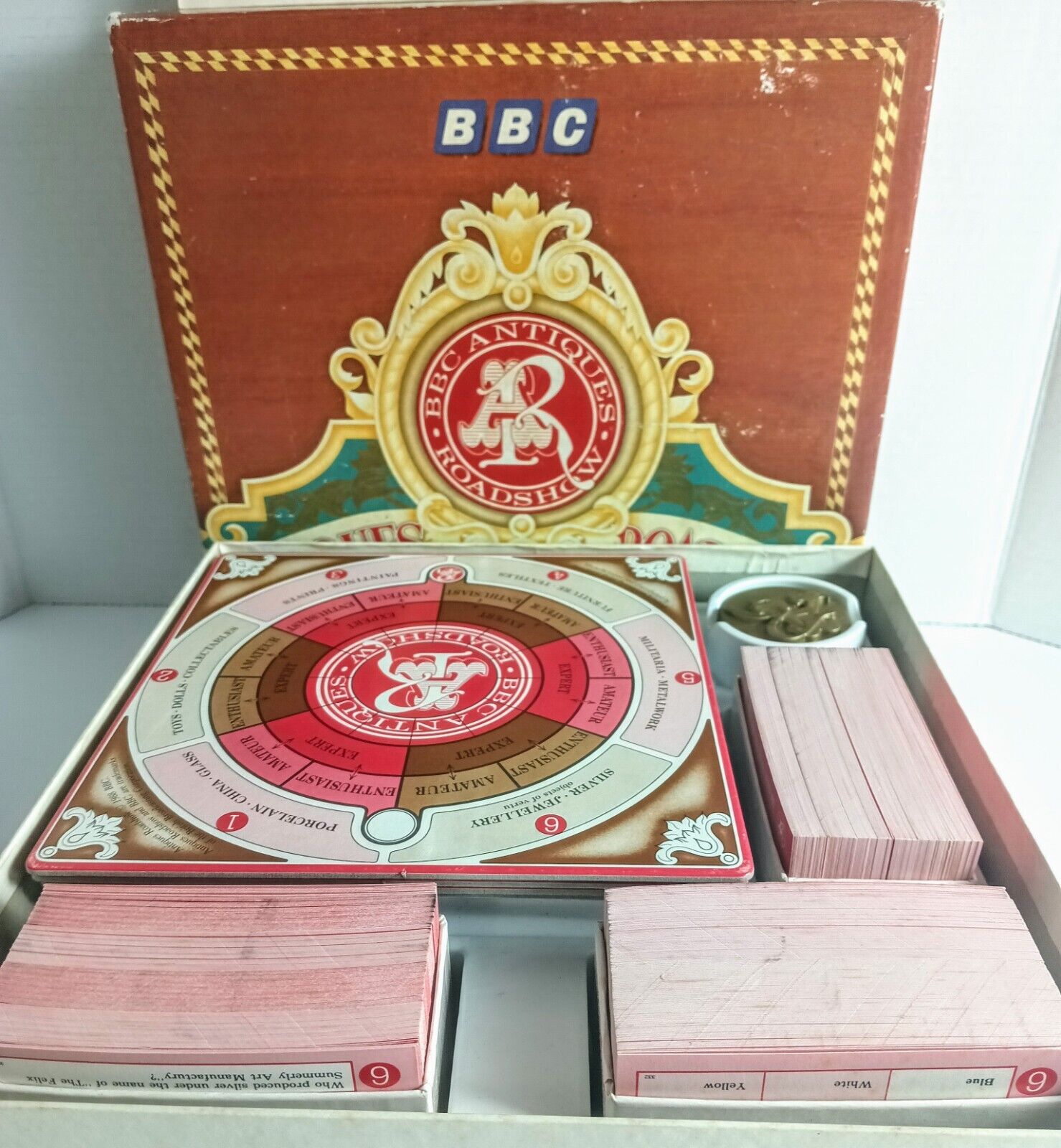 Vintage 80s Antiques Roadshow Family Board Game