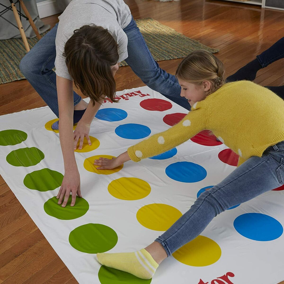 Hasbro Twister Party Classic Board Game for 2 or More Players,Indoor and  Outdoor Game for Kids 6 and Up,Packaging May Vary