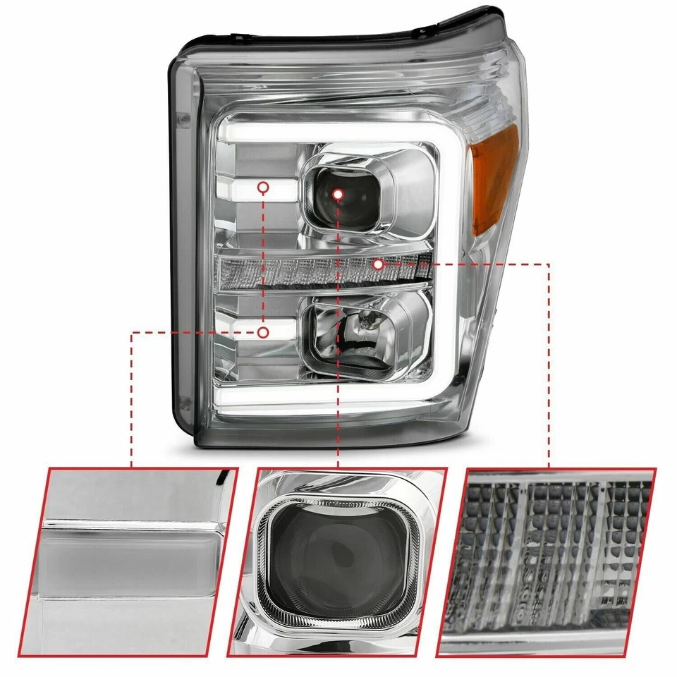 Фары заднего хода прожектора ANZO 111407 для Ford Super Duty 2011–2016 годов выпуска - Изображение 3 из 4