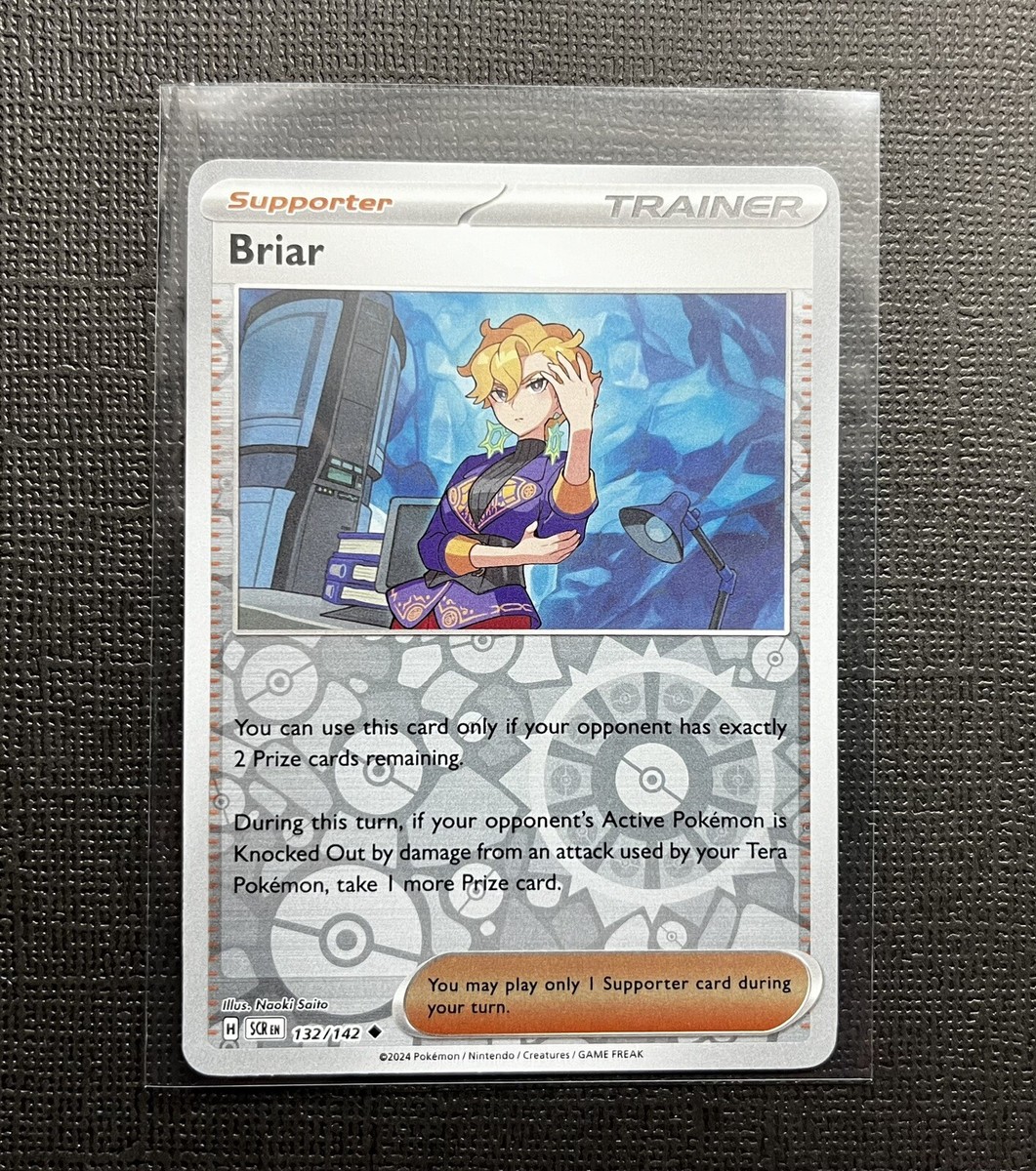 2024 Pokemon TCG - SV: Stellar Crown - (Reverse Holo) - Briar - 132/142  GEM-MINT | eBay