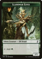 Llanowar Elves 1x TOKEN MtG ENGLISH Time Spiral Remastered SP/NM
