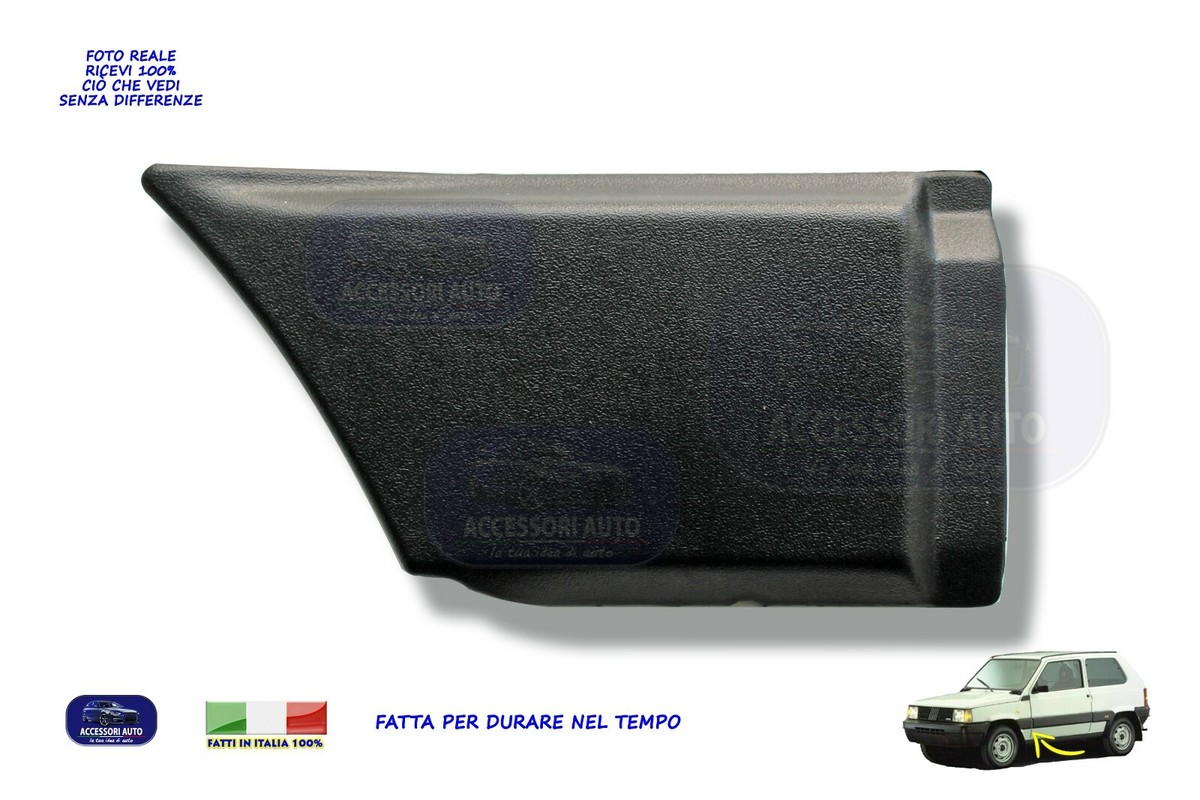 Modanatura Paracolpi Panda 4x4 Lato Sinistro Anteriore Nero - Ricambio Originale - Foto 5