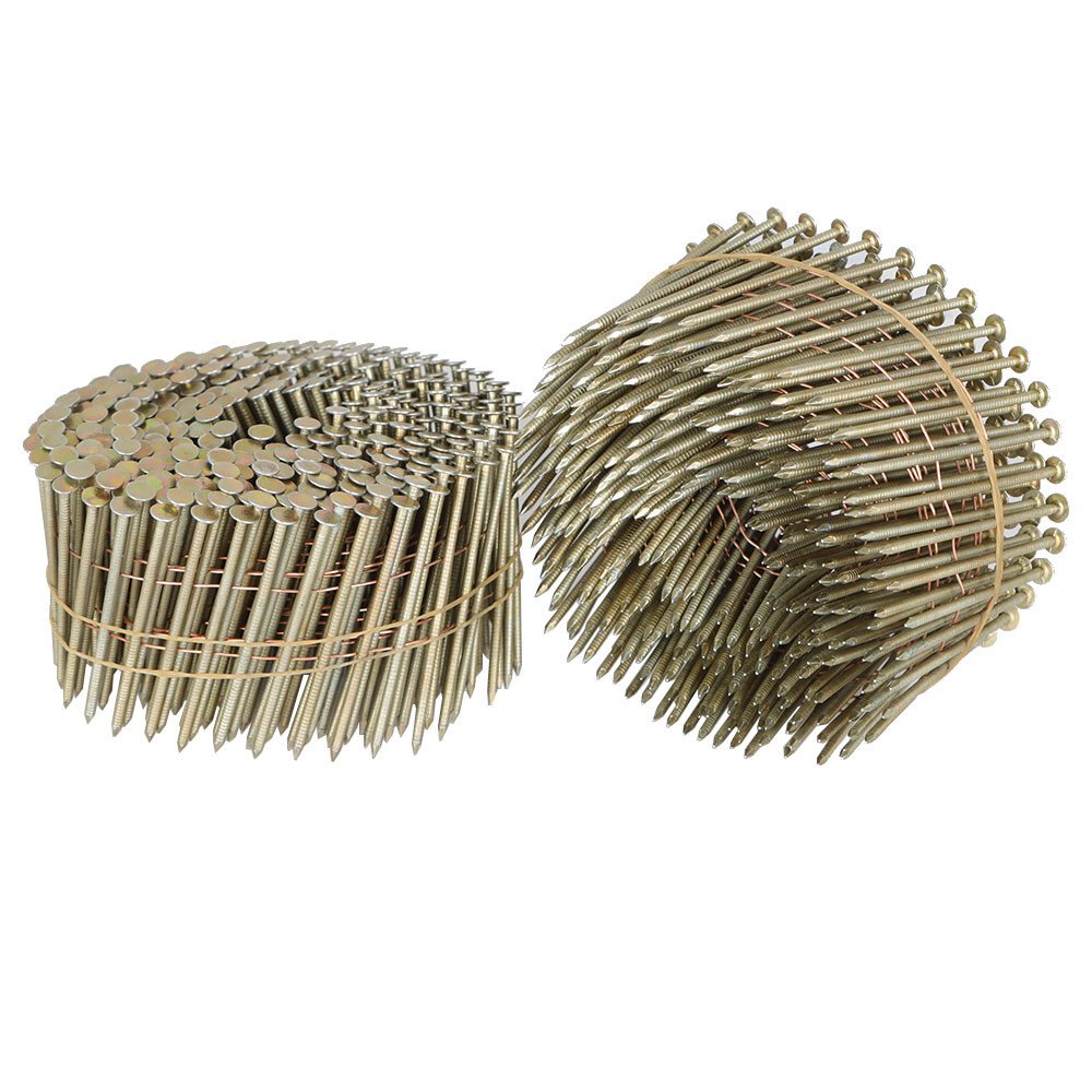 3600Pcs 15 Degree Wire Coil 2-1/2” × .09” Ring Shank Resin Paint Siding Nail New