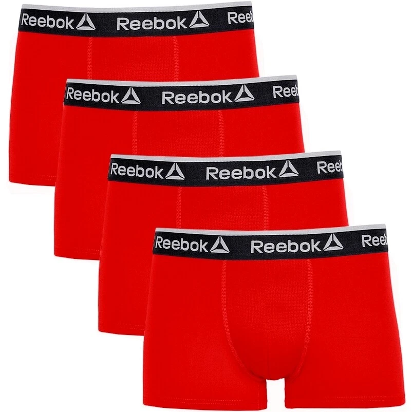 Reebok Men&#039;s Boxer Shorts Performance Underpants Underwear Adidas Red | eBay