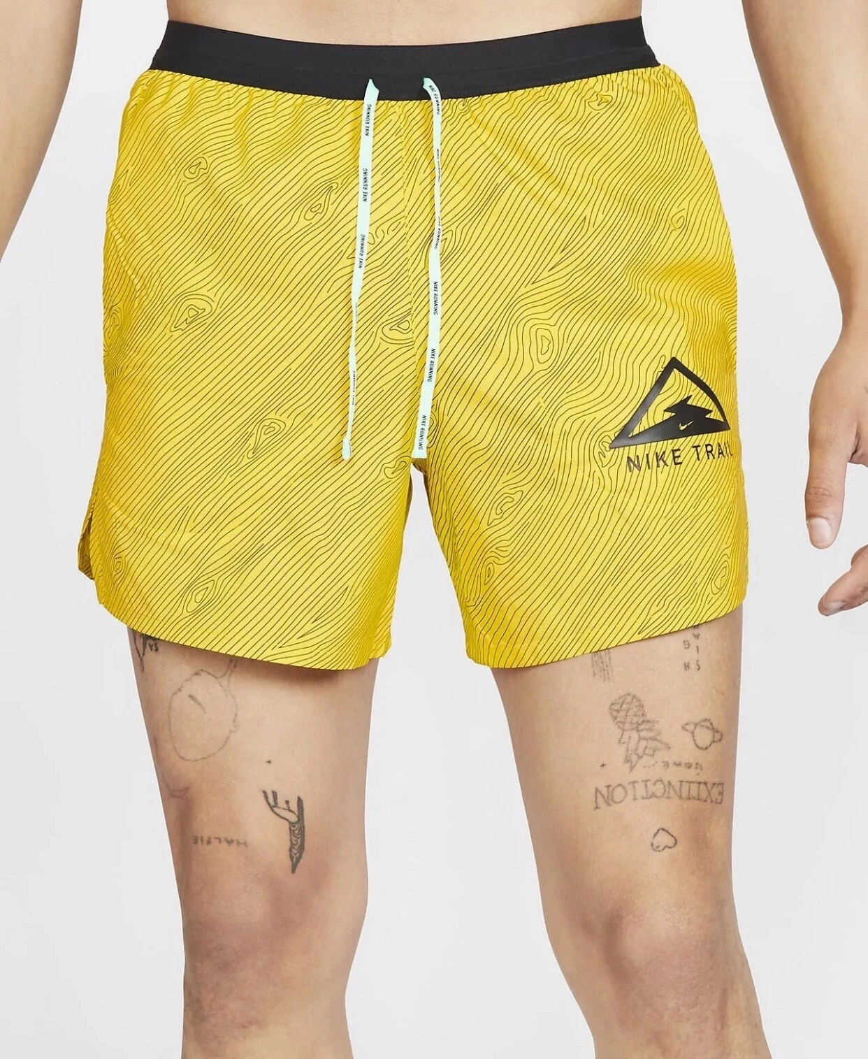 NIKE FLEX STRIDE TRAIL RUNNING SHORTS 2in1 5" YELLOW BLACK CQ7949-735 Size XL
Opens in a new window